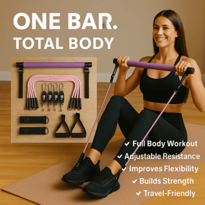 ReVibe™ Pilates Resistance Bar Kit